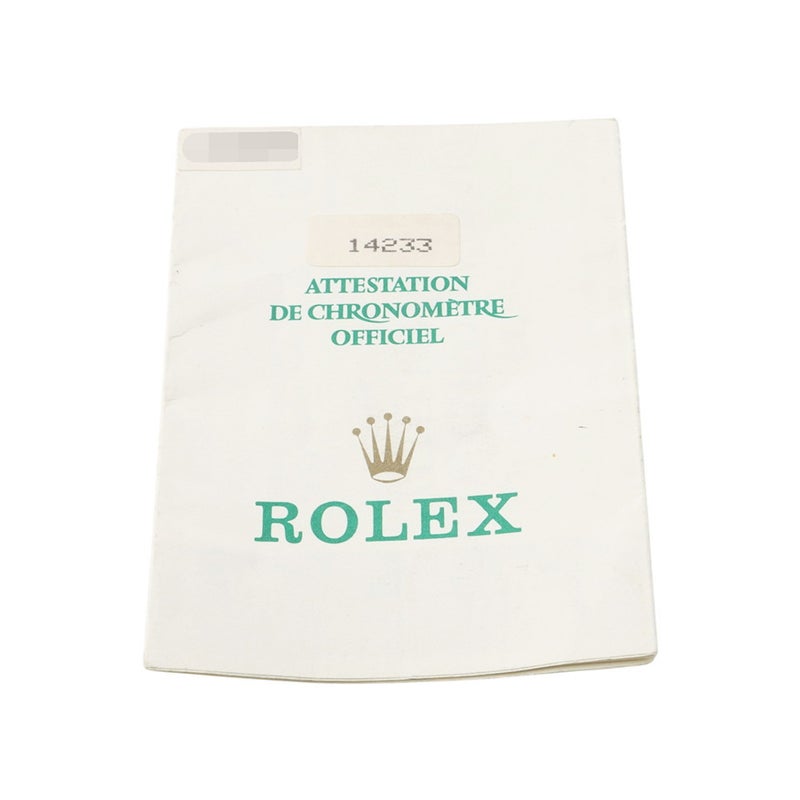 ロレックス オイスターパーペチュアル SS/K18YG X番 14233 ROLEX 腕時計 シャンパン文字盤