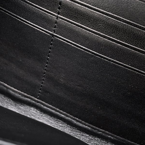 サンローランパリ チェーンウォレット LE MAILLON WALLET ラムスキン 738109 SAINT LAURENT PARIS 財布 黒