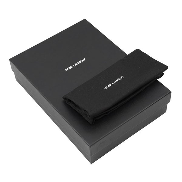 サンローランパリ チェーンウォレット LE MAILLON WALLET ラムスキン 738109 SAINT LAURENT PARIS 財布 黒