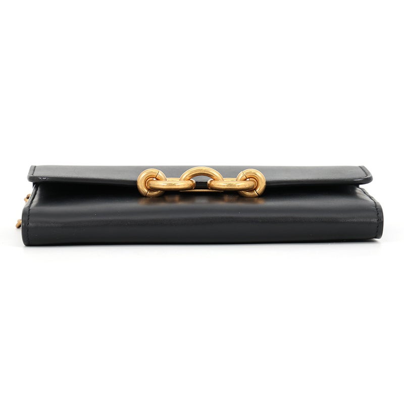 サンローランパリ チェーンショルダーウォレット ル・マイヨン カーフスキン 696608 SAINT LAURENT PARIS 財布 黒
