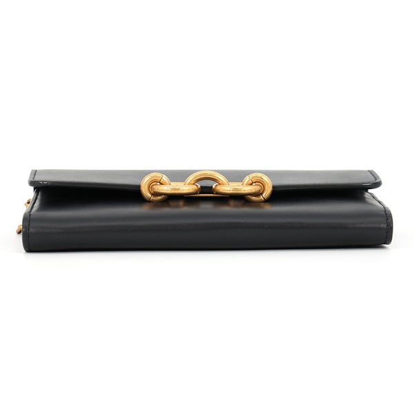 サンローランパリ チェーンショルダーウォレット ル・マイヨン カーフスキン 696608 SAINT LAURENT PARIS 財布 黒