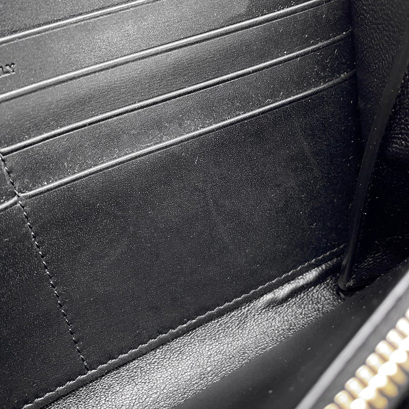 サンローランパリ チェーンショルダーウォレット ル・マイヨン カーフスキン 696608 SAINT LAURENT PARIS 財布 黒