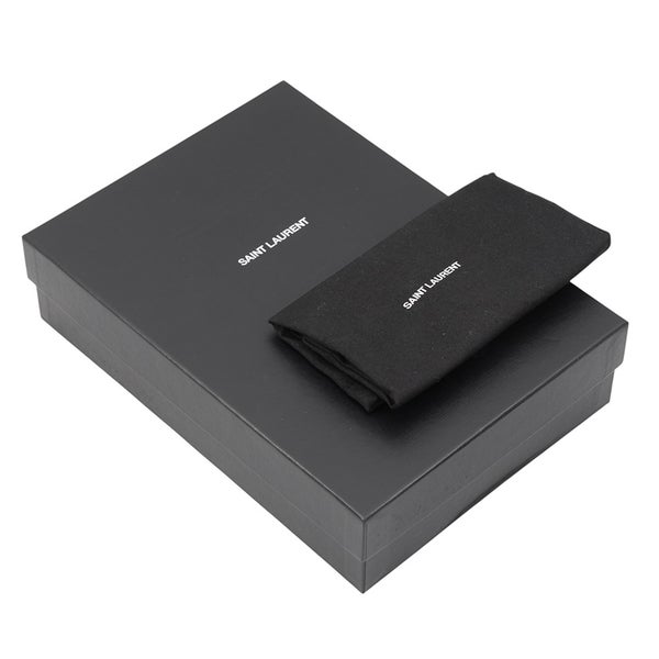 サンローランパリ チェーンショルダーウォレット ル・マイヨン カーフスキン 696608 SAINT LAURENT PARIS 財布 黒