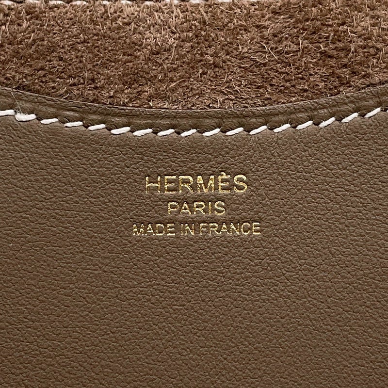 エルメス トートバッグ インザループ 18 エトゥープ/ゴールド金具 トリヨンクレマンス/スイフト W刻印