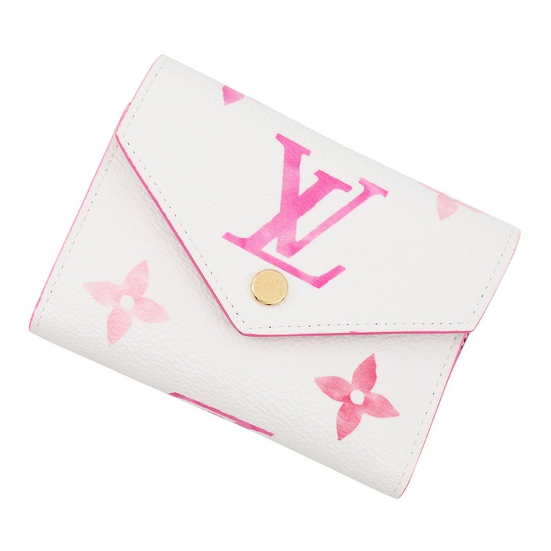 ルイヴィトン 三つ折り財布 モノグラム・アンプラント ポルトフォイユ・ヴィクトリーヌ M82062 LOUIS VUITTON 財布 バイカラー