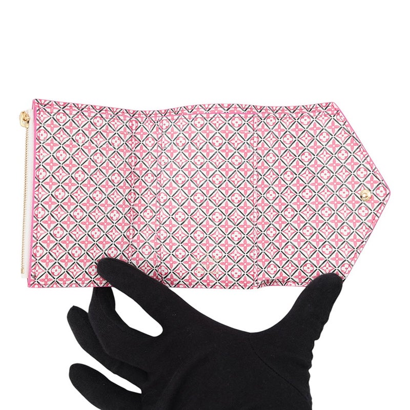 ルイヴィトン 三つ折り財布 モノグラム・アンプラント ポルトフォイユ・ヴィクトリーヌ M82062 LOUIS VUITTON 財布 バイカラー