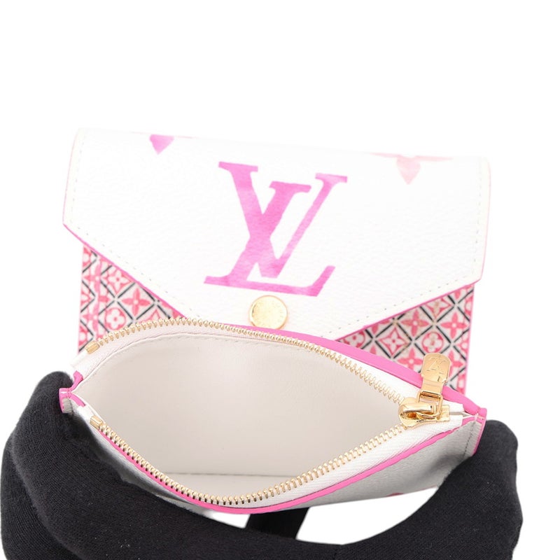 ルイヴィトン 三つ折り財布 モノグラム・アンプラント ポルトフォイユ・ヴィクトリーヌ M82062 LOUIS VUITTON 財布 バイカラー