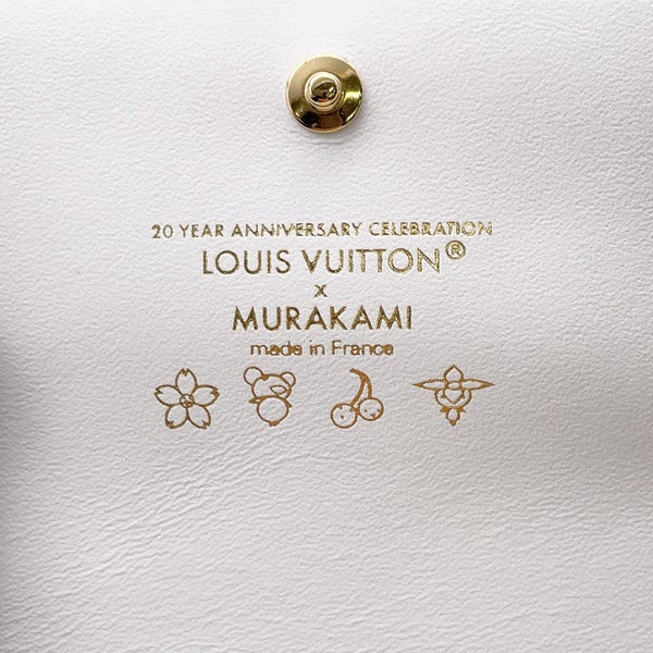 ルイヴィトン 二つ折り財布L V×TM ポルトフォイユ カプシーヌ タイニー カーフレザー M14298 LOUIS VUITTON 村上隆 コラボ