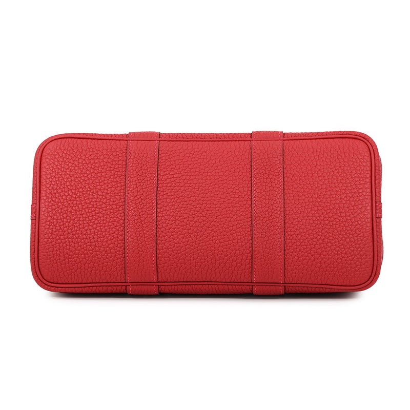 エルメス トートバッグ ガーデンパーティTPM ルージュピマン/シルバー金具 ネゴンダ G刻印 HERMES Garden Party