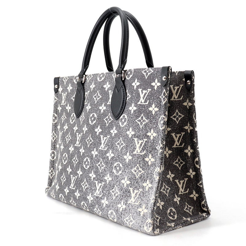ルイヴィトン トートバッグ モノグラム・ジャカード デニム オンザゴーMM M46448 LOUIS VUITTON
