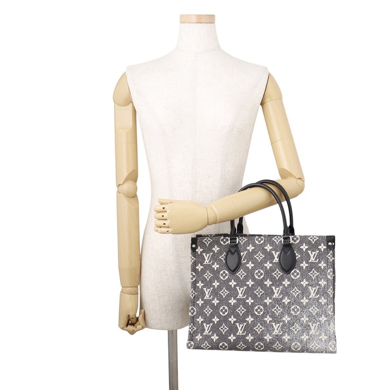 ルイヴィトン トートバッグ モノグラム・ジャカード デニム オンザゴーMM M46448 LOUIS VUITTON