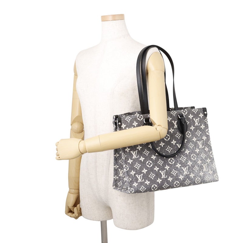 ルイヴィトン トートバッグ モノグラム・ジャカード デニム オンザゴーMM M46448 LOUIS VUITTON