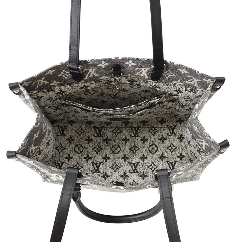 ルイヴィトン トートバッグ モノグラム・ジャカード デニム オンザゴーMM M46448 LOUIS VUITTON