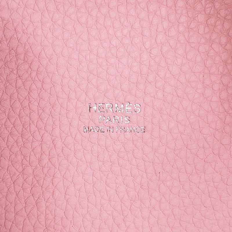 エルメス ハンドバッグ ピコタンロックPM ローズサクラ/シルバー金具 トリヨンクレマンス G刻印 HERMES トートバッグ