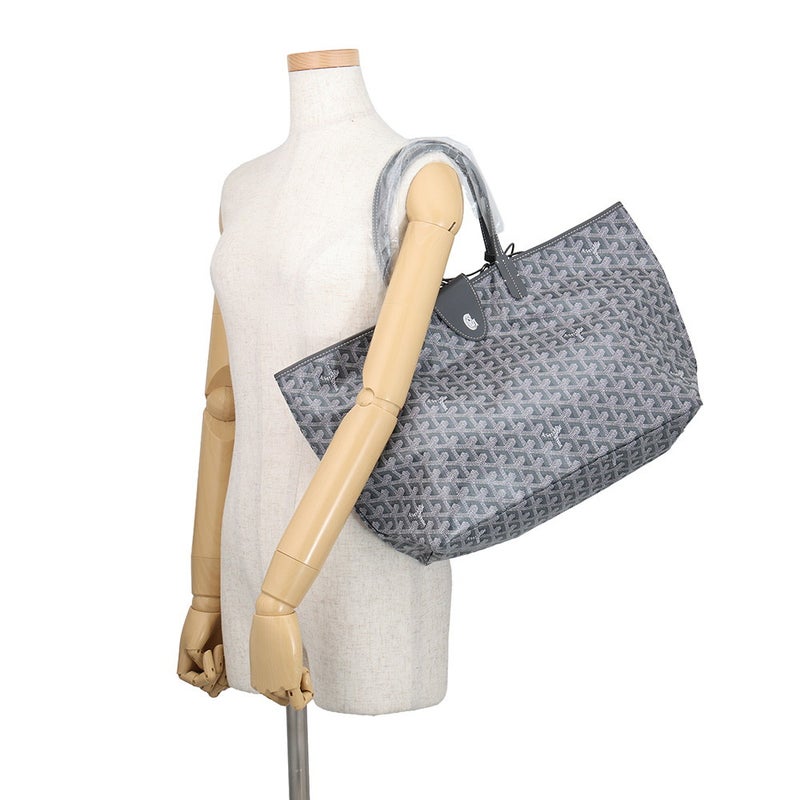 ゴヤール トートバッグ サンルイPM クリップ付 PVC/レザー STLCROPMLTY51CL51P GOYARD ポーチ付き
