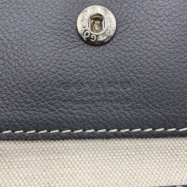 ゴヤール トートバッグ サンルイPM クリップ付 PVC/レザー STLCROPMLTY51CL51P GOYARD ポーチ付き