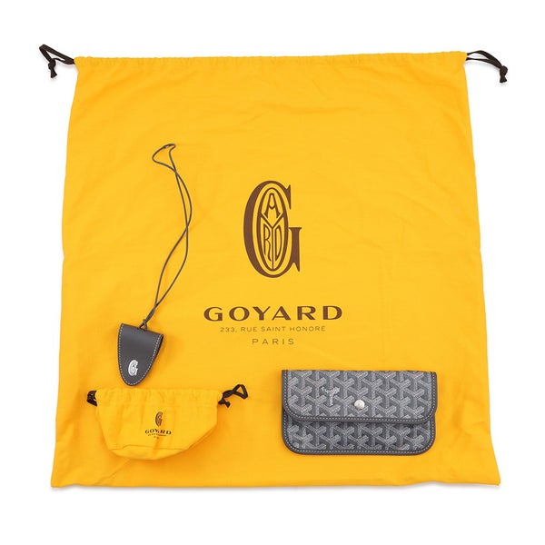 ゴヤール トートバッグ サンルイPM クリップ付 PVC/レザー STLCROPMLTY51CL51P GOYARD ポーチ付き