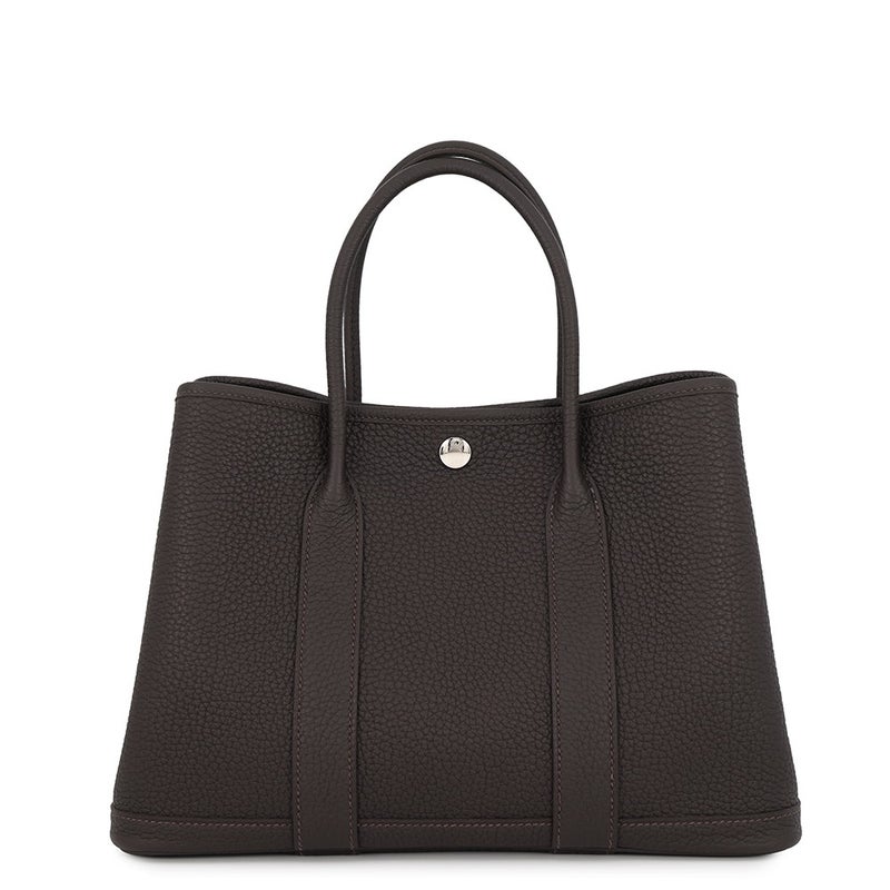 エルメス トートバッグ ガーデンパーティTPM ベブラン/シルバー金具 ネゴンダ K刻印