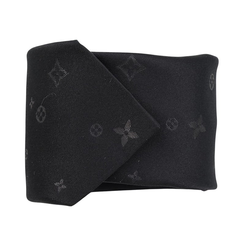 ルイヴィトン ネクタイ LV スターリーナイト シルク M79089 LOUIS VUITTON メンズ 黒