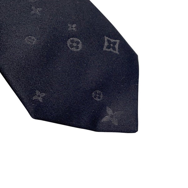 ルイヴィトン ネクタイ LV スターリーナイト シルク M79089 LOUIS VUITTON メンズ 黒