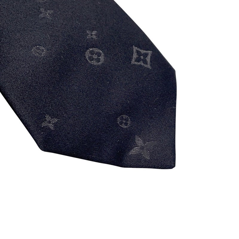 ルイヴィトン ネクタイ LV スターリーナイト シルク M79089 LOUIS VUITTON メンズ 黒