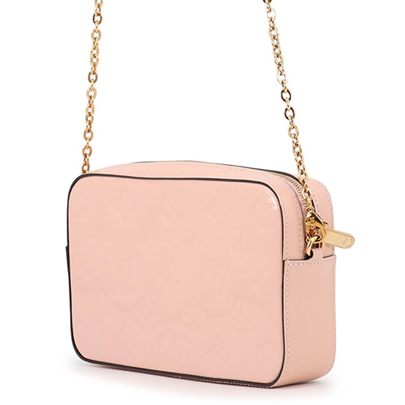 ルイヴィトン チェーンショルダーバッグ モノグラム・ヴェルニ カメラ・ポーチ M64058 LOUIS VUITTON ポシェット