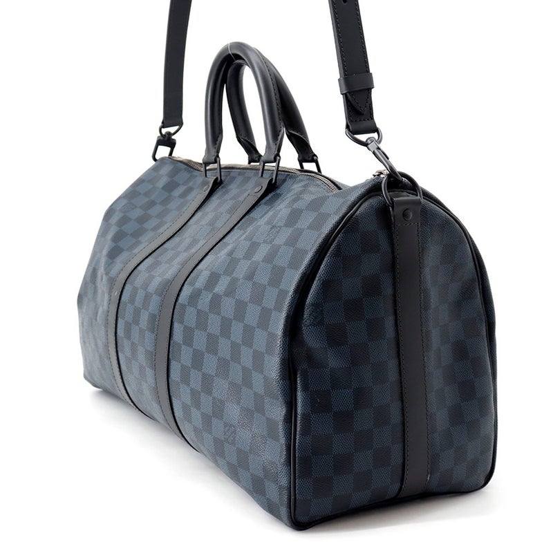 ルイヴィトン ボストンバッグ ダミエ・コバルト キーポル・ア・ド・バンドリエール 45 N23361 LOUIS VUITTON