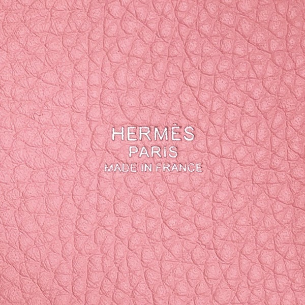 エルメス ハンドバッグ ピコタンロックPM ローズサクラ/シルバー金具 トリヨンクレマンス G刻印 HERMES トートバッグ