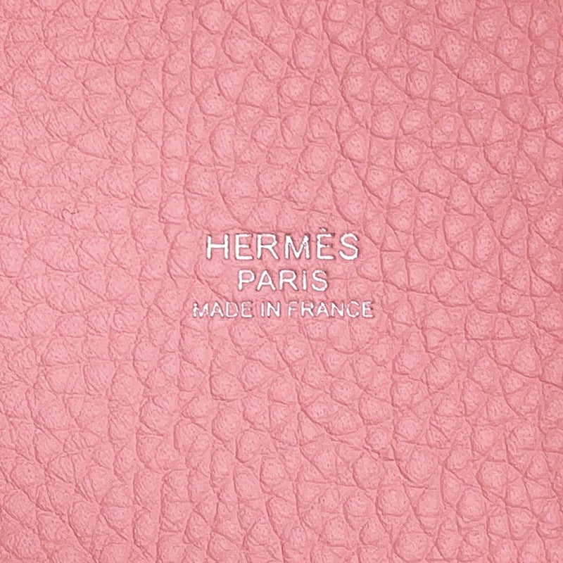 エルメス ハンドバッグ ピコタンロックPM ローズサクラ/シルバー金具 トリヨンクレマンス G刻印 HERMES トートバッグ