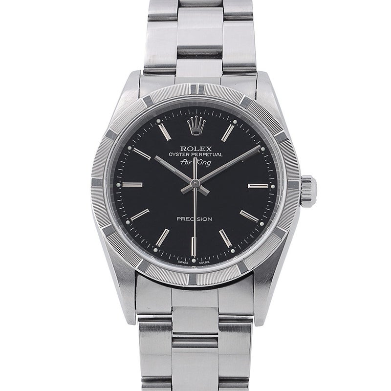 ロレックス エアキング P番 14010 ROLEX 腕時計 黒文字盤