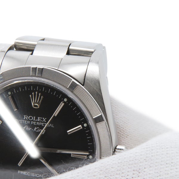 ロレックス エアキング P番 14010 ROLEX 腕時計 黒文字盤