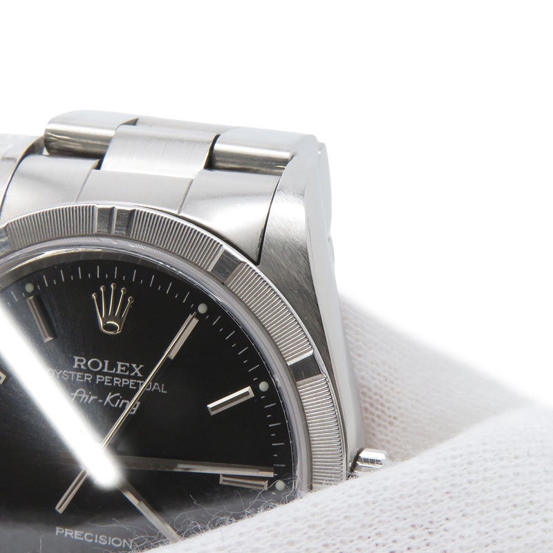 ロレックス エアキング P番 14010 ROLEX 腕時計 黒文字盤