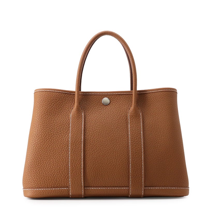 エルメス トートバッグ ガーデンパーティTPM ゴールド/シルバー金具 ネゴンダ G刻印
