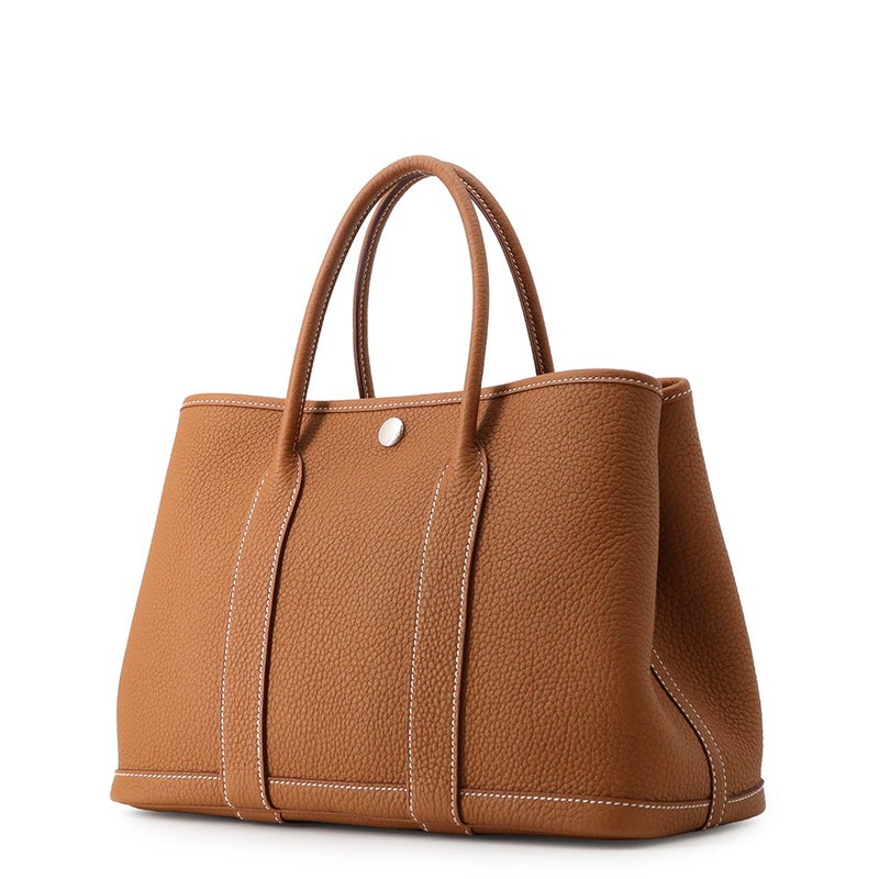 エルメス トートバッグ ガーデンパーティTPM ゴールド/シルバー金具 ネゴンダ G刻印