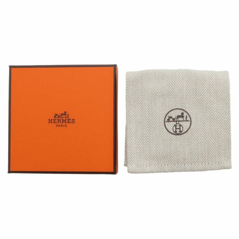 エルメス バレッタ トリ・マイヨンPM ブラック HERMES ヘアアクセサリー 黒