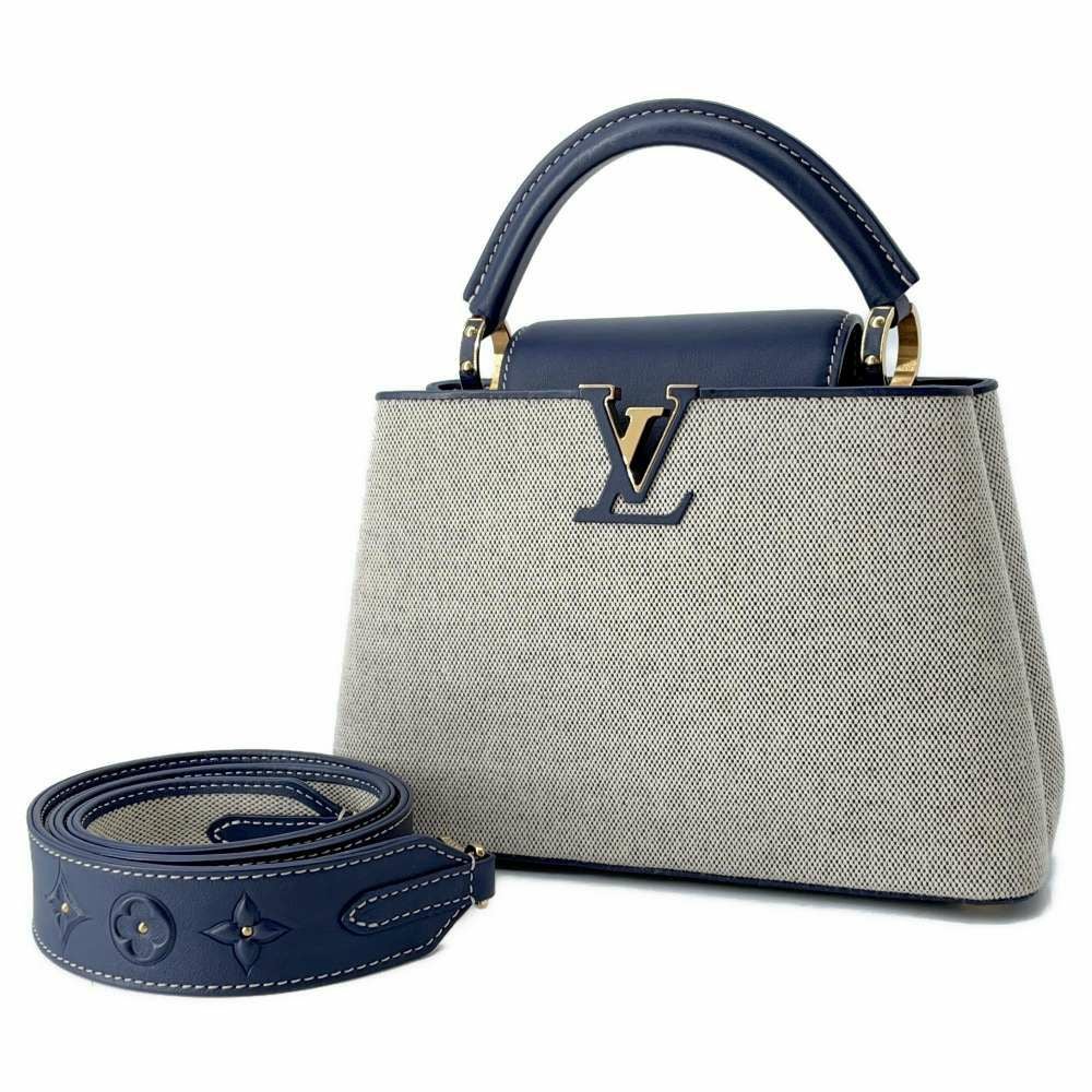 LOUIS VUITTON ハンドバッグ ルイヴィトン ハンドバッグ キャンバス/レザー カプシーヌBB M57555
