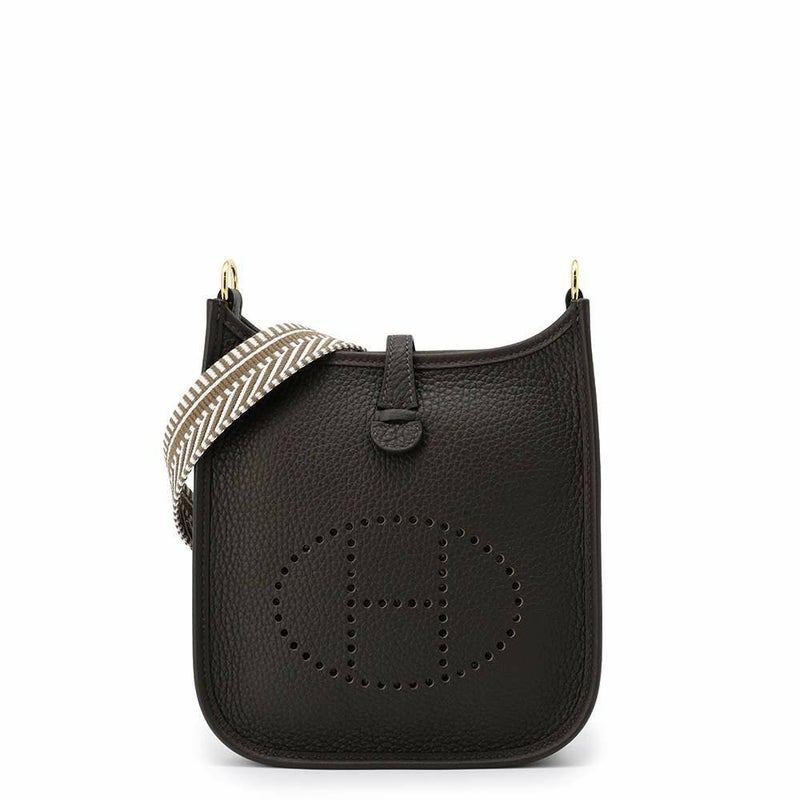 エルメス エブリンTPM アマゾン サングル ジグザグ エベンヌ/エトゥープ/ゴールド金具 トリヨンクレマンス K刻印