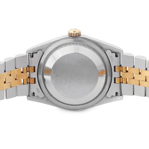 ロレックス デイトジャスト U番 SS/K18YG 16233 ROLEX 腕時計 シャンパン文字盤
