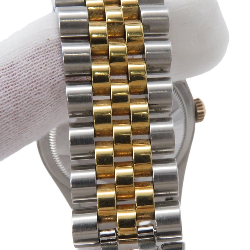 ロレックス デイトジャスト U番 SS/K18YG 16233 ROLEX 腕時計 シャンパン文字盤