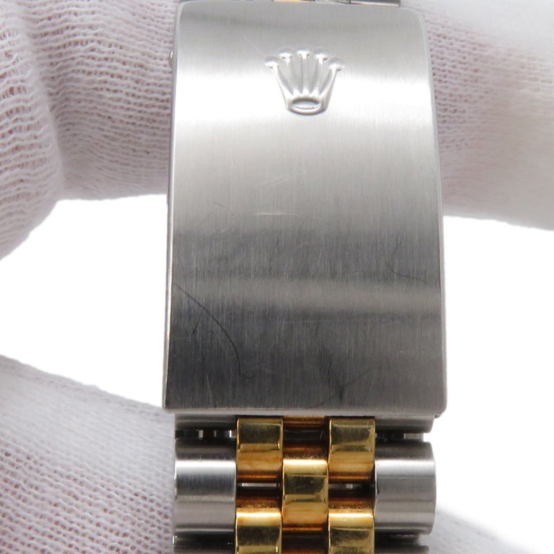 ロレックス デイトジャスト U番 SS/K18YG 16233 ROLEX 腕時計 シャンパン文字盤