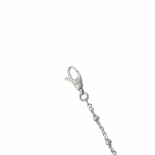 グッチ ブレスレット フローラ GGチャーム ダイヤ 64P 計約0.22ct K18WGホワイトゴールド 581817 GUCCI