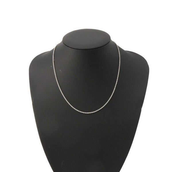 ブルガリ ネックレス チェーンネックレス K18WGホワイトゴールド BVLGARI ユニセックス ジュエリー