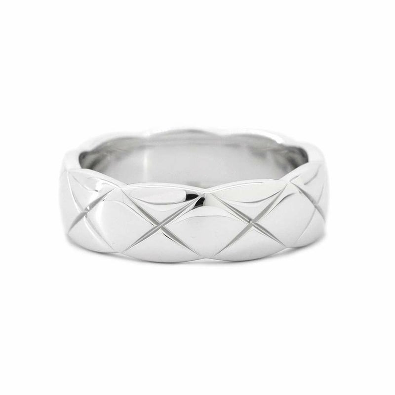 シャネル リング ココ クラッシュ コレクション リング ミディアム K18WGホワイトゴールド サイズ59 J10570 CHANEL 指輪 ジュエリー