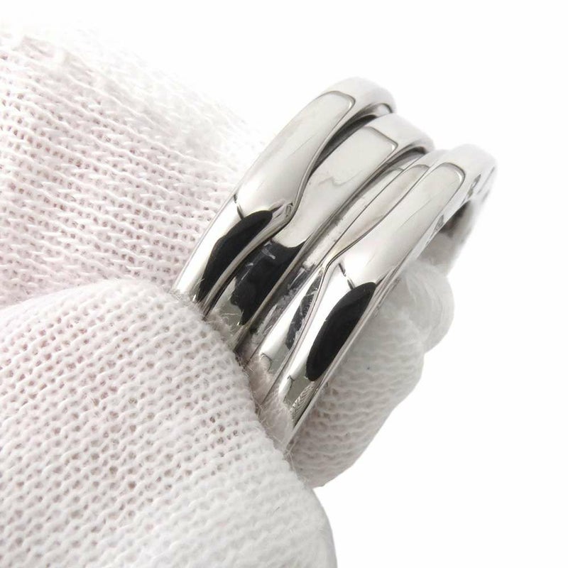 ブルガリ リング ビーゼロワン B-zero1 2バンド K18WGホワイトゴールド リングサイズ55 指輪 ジュエリー