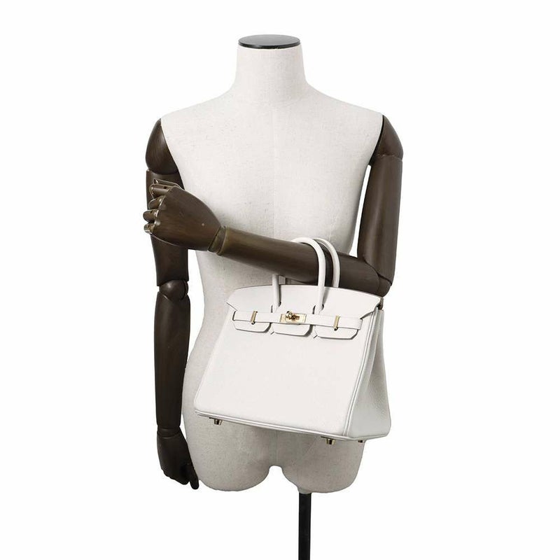 エルメス バーキン25 グリスペール/ゴールド金具 トゴ W刻印 HERMES Birkin ハンドバッグ