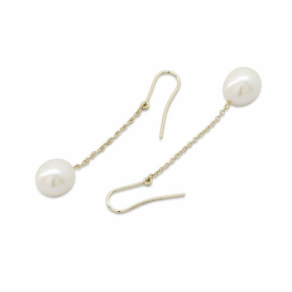 ティファニー ピアス エルサ ペレッティ バイヤザード チェーン ピアス パール K18YG 60926905 Tiffany&Co. ジュエリー