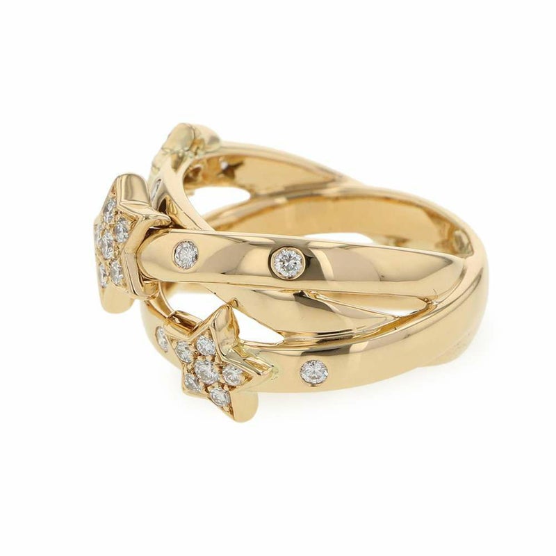 シャネル リング コメット ダイヤモンド K18YGイエローゴールド リングサイズ約13号 J1130 CHANEL 指輪 ジュエリー