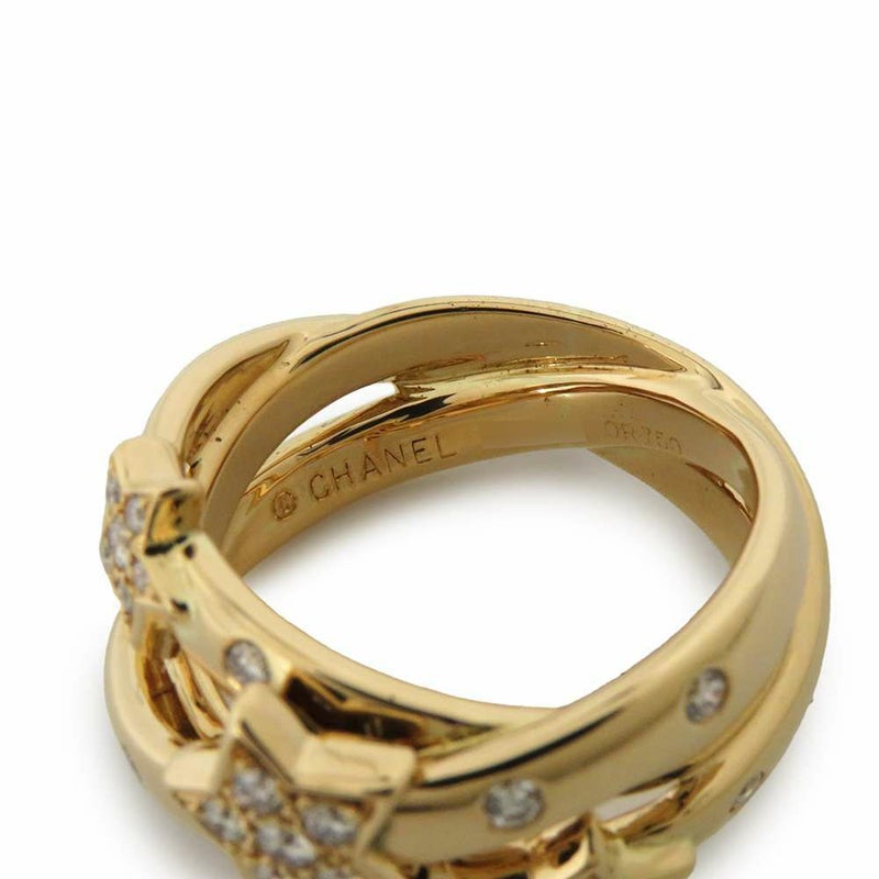 シャネル リング コメット ダイヤモンド K18YGイエローゴールド リングサイズ約13号 J1130 CHANEL 指輪 ジュエリー