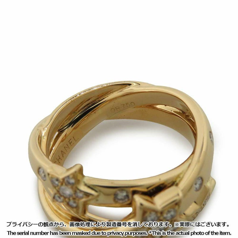 シャネル リング コメット ダイヤモンド K18YGイエローゴールド リングサイズ約13号 J1130 CHANEL 指輪 ジュエリー