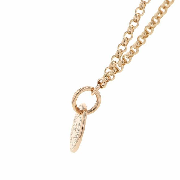 エルメス ネックレス ガンバード クルードセル Ex-Libris ダイヤモンド 1P 0.01ct K18PG HERMES ペンダント ジュエリー